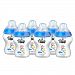 Tommee Tippee Closer To Nature 6 Pack Feeding Bottles - Blue