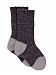 Warrior Alpaca Socks - Baby Alpaca Dye-Free Baby Color Block SocksNEW (12/ 12-24mos, Grey / Silver)