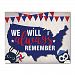 We will always remember, Memorial Day Print, 12x18 Inch Print, Patriotic decor, Memorial day decor, Veterans day art, 4th of July decor, patriotic wall art decor, We remember our heroes