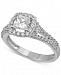 Diamond Princess Cut Halo Engagement Ring (1 ct. t. w. ) in 14k White Gold