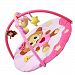 Dovewill Newborn Baby Fitness Frame With Music Rattle Activity Play Mat Educational Toys - Pink, as described