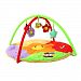Dovewill Newborn Baby Mat Play Gym Soft Cotton Animal Activity Playmat with Toys - Sunflower, as described