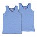 Kids By Brix Toddler and Boys Comfort Turkish Cotton Chambray Tank Tops. 11/13