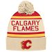 Calgary Flames CCM Vintage Cuffed Pom Knit Hat