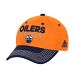 Edmonton Oilers adidas NHL Authentic Pro Locker Room Flex Cap - Orange
