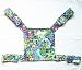 Sigzagor Baby Doll Carrier Mei Tai Sling Toy For Kids Children Toddler Front Back, Mini Carrier, Gift (Paisley Flower)