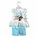 DISNEY GIRL 2 PIECES SET 12-24 MONTHS (18 MONTHS, OFF WHITE/SKY)