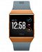 Fitbit Unisex Ionic Slate Blue Elastomer Strap Smart Watch 35x32mm