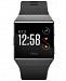 Fitbit Unisex Ionic Smoke Gray Elastomer Strap Smart Watch 35mmx32mm