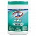 Clorox Disinfecting Wipes, White, 7 x 8, Fresh Scent, 105 Per Canister - Includes four canisters of 105 wipes each. by Clorox