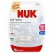 12 Pack Nuk Replacement Spouts - Clear Soft Silicone