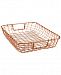 Design Ideas Cabo Copper Letter Basket