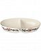 Lenox Winter Greetings Divided Oval Bowl