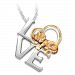 Purr-fect Love Women's 14K Gold-Plated Cat Pendant Necklace