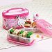 Lock & Lock Hello Kitty Baby Children check Bag Lunch Box Set 2-tier 350ml*2 LKT731LP by LockandLock