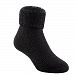 Lian LifeStyle Boy's 3 Pairs Wool Socks Crew Plain LK01 (Black) (2Y-5Y)