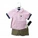 US POLO 2 PIECES BABY SET 12-24 MONTHS (12 MONTHS, PINK/BEIGE)