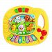Toy-Bessky® Cute Baby Children's Musical Educational Animal Farm Piano Developmental Music Toy Gift Kids Toys (Yellow)