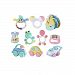 Teeth Biting Educational Toys Teether Hand Bell Toys Newborn Gift Set for Babies, 12 Pcs+Soft Gums