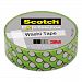 Scotch Expressions Washi Tape, .59" x 393", Silver Glasses