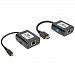 Tripp Lite Micro-HDMI to HDMI over Cat5/Cat6 Active Extender Kit, Transmitter & Receiver, USB Powered, Video & Audio, 1080p at 60 Hz