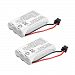 2 Pack of Sanyo CLTE32 Battery - Replacement Battery for Cordless Phone