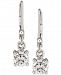 Carolee Silver-Tone Crystal Drop Earrings