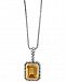 Effy Citrine Pendant Necklace (2-9/10 ct. t. w. ) in Sterling Silver & 18k Gold