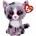 New TY Beanie Boos Cute Lindi the cat Plush Toys 6'' 15cm Ty Plush Animals Big Eyes Eyed Stuffed Animal Soft Toys for Kids Gifts by Ty Beanie Boos
