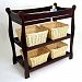 Cherry Sleigh Style Changing Table by Badger Basket