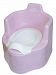 Baby Diego Potty Seat, Pink and White