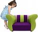 KEET Fancy Chair, Purple/Green by Keet