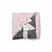 MEG Original Minky Dot Baby Girl Blanket Pink/Charcoal Gray by MEG Original