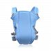 SONARIN 2017 Simple and Lightweight Baby Carrier, Light, Convenient, Breathable, Free Size, Polyester, Ergonomic, 3 Carrying Positions, Safe and Comfortable, Adapted to Your Child's Growing, Easy to Carry and Easy Mom, Ideal Gift(Light Blue)