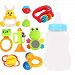 Teeth Biting Educational Toys Teether Hand Bell Toys Newborn Gift Set for Babies, 8 Pcs