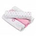 Aden by aden + anais swaddleplus 4 pack, sweet in pink