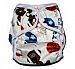 One Size Fit All- Diaper Covers for Prefolds or Regular Inserts PUL MINKY - S. . .