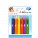 First Steps Pack of 6 Baby Bath Crayons for Fun in Bath - Non Toxic Bath Toys