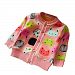 Zhuannian Baby Girls Carton Fleece Cardigan Button Sweaters (12-18months, Pink)
