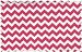 SheetWorld Hot Pink Chevron Zigzag Fabric - By The Yard by sheetworld