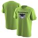 Seattle Seahawks NFL Nike Alternate Logo Dri-FIT T-Shirt - Neon Green