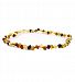 Genuine Baltic Amber Baby Teething Necklace, Anti-Inflammatory, Reduce Drooling & Teething Pain Relief - (Multi, 10in)