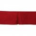 Bacati Crib/Toddler Ruffles or Skirt, Solid Red
