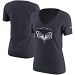 Seattle Seahawks Women's NFL Nike Alternate Logo Tri-Blend V-Neck T-Shirt
