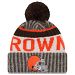 Cleveland Browns New Era 2017 NFL Official Sideline Sport Knit Hat