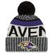 Baltimore Ravens New Era 2017 NFL Official Sideline Sport Knit Hat