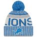 Detroit Lions New Era 2017 NFL Official Sideline Sport Knit Hat