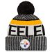 Pittsburgh Steelers New Era 2017 NFL Official Sideline Sport Knit Hat
