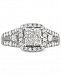 Diamond Square Cluster Engagement Ring (1-1/3 ct. t. w. ) in 14k White Gold