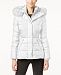 Jones New York Faux-Fur-Trim Hooded Quilted Puffer Coat